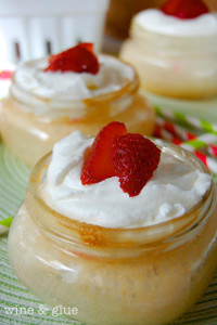 Mason Jar Poke Cakes