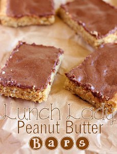 Lunch Lady Peanut Butter Bars