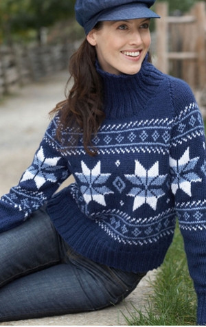 Falling Snowflakes Sweater