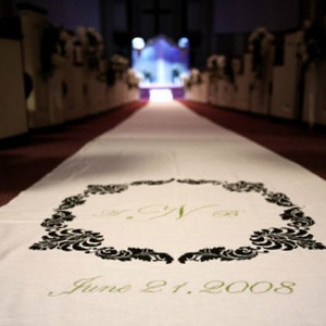 Classic DIY Aisle Runner