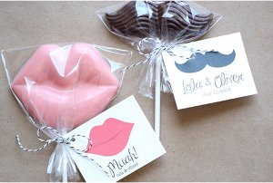 Clever His and Hers Printable Favor Tags