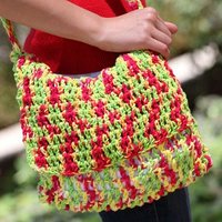 Little Red Crochet Bag | FaveCrafts.com