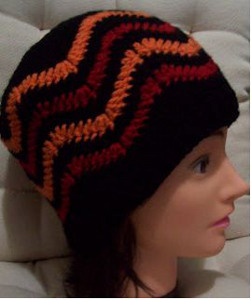 Zig Zag Stripe Beanie