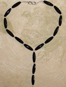 Beaded Y Drop Necklace