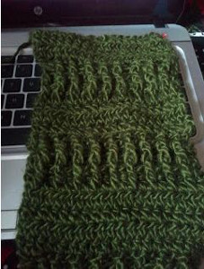 Up and Down Stitch Scarf