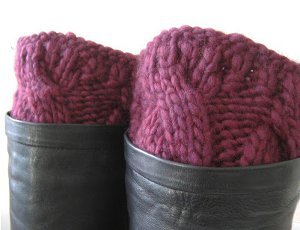 Mulled Wine Boot Cuffs