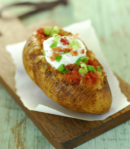 Slow Cooker Baked Potato Fans