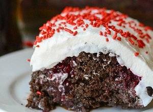 Cherry Cola Poke Cake