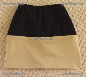 Handmade Reversible Colorblock Skirt