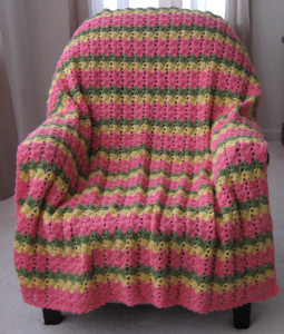 Strawberry Kiwi Crochet Throw | AllFreeCrochetAfghanPatterns.com