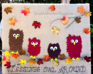 Blessings "Owl" Around Sign