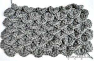 Crochet Crocodile Stitch Photo Tutorial