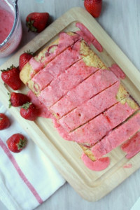 Sinfully Good Strawberry Swirl Pound Cake