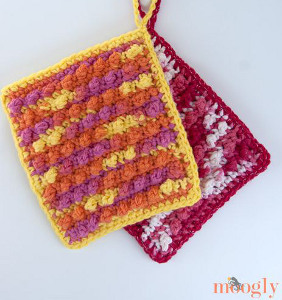 Beginner's Picots Bath Mitt