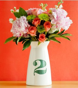 Super Easy Glitter Table Number Vases