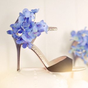 Something Blue Flower Sandals