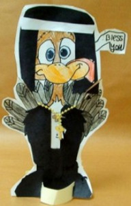 Paper Turkey Doll