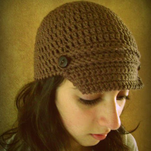 Crochet Visor Hat