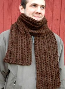 Beginner's Bulky Scarf