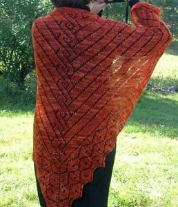 Greek Motif Shawl