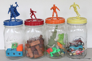 Superhero Storage Jars