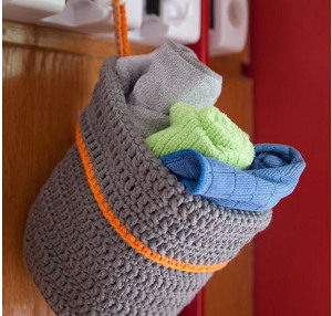 Hanging Crochet Basket