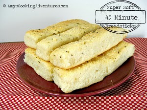 45 Minute Homemade Breadsticks