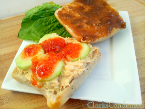 Zupas Inspired Thai Peanut Chicken Salad Sandwich
