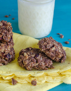 Oven-Less Peanut Butter Oatmeal Cookies