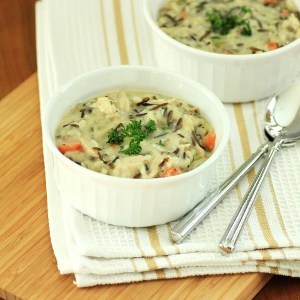 Copycat Panera Cream of Chicken and Wild Rice Soup