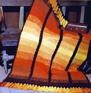 Painted Desert Crochet Afghan