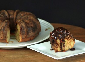 Snickers Bundt Cake