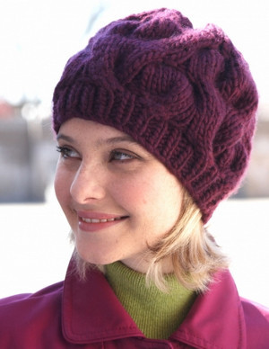 Arctic Sunset Cable Hat