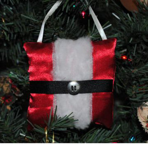 Mini Santa Pillow Ornament