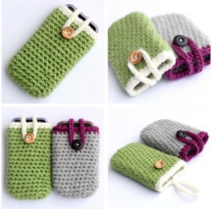 Crocheted iPhone Cozy