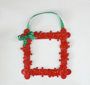 Puzzle Piece Frame Ornament