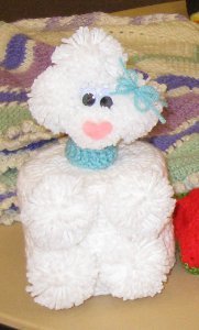 Vintage Poodle Tissue Cover