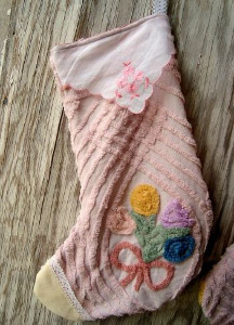 Chenille Christmas Stocking