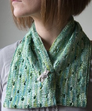 One Skein Botanical Cowl