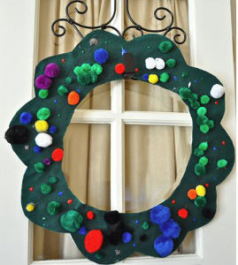 Fun Felt Christmas Wreath