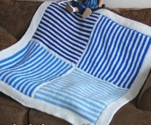 Blue Skies Baby Blanket