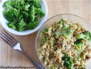 Cheesy Chicken and Rice for a Crowd