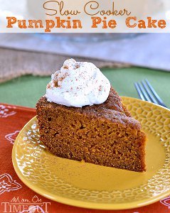 Slow Cooker Pumpkin Pie Cake