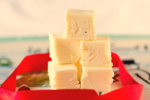 Smooth Eggnog Fudge