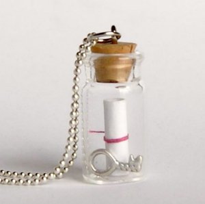 Buck Up Bottle Necklace