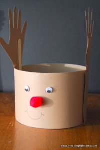 Precious Paper Reindeer Hat