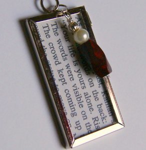 Preserved Page Pendant