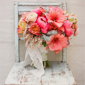 Just Peachy Wedding Bouquet