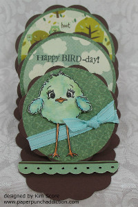 Happy BIRD-day 3D Card