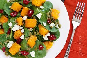 Warm Winter Spinach Salad